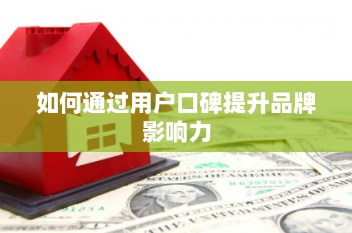 孙吴如何通过用户口碑提升品牌影响力