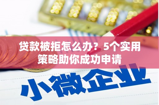 孙吴贷款被拒怎么办？5个实用策略助你成功申请