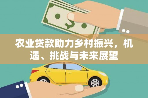 孙吴农业贷款助力乡村振兴，机遇、挑战与未来展望