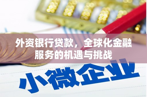 孙吴外资银行贷款，全球化金融服务的机遇与挑战