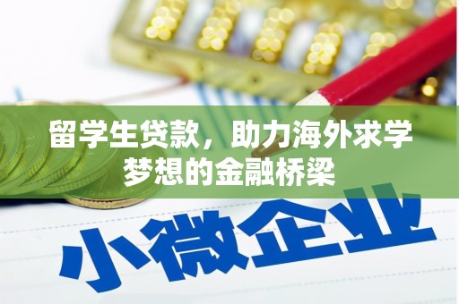 孙吴留学生贷款，助力海外求学梦想的金融桥梁