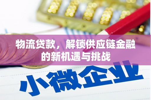 孙吴物流贷款，解锁供应链金融的新机遇与挑战
