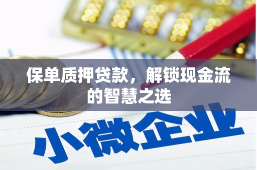 孙吴保单质押贷款，解锁现金流的智慧之选