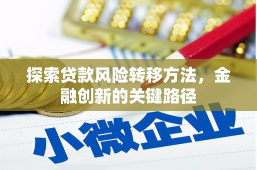 孙吴探索贷款风险转移方法，金融创新的关键路径
